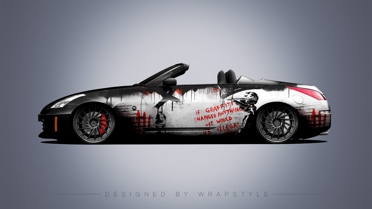 Nissan 350 Z Roadster - Graffiti Design - cover