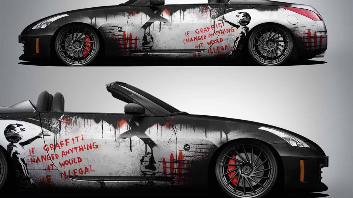 Nissan 350 Z Roadster - Graffiti Design - img 1