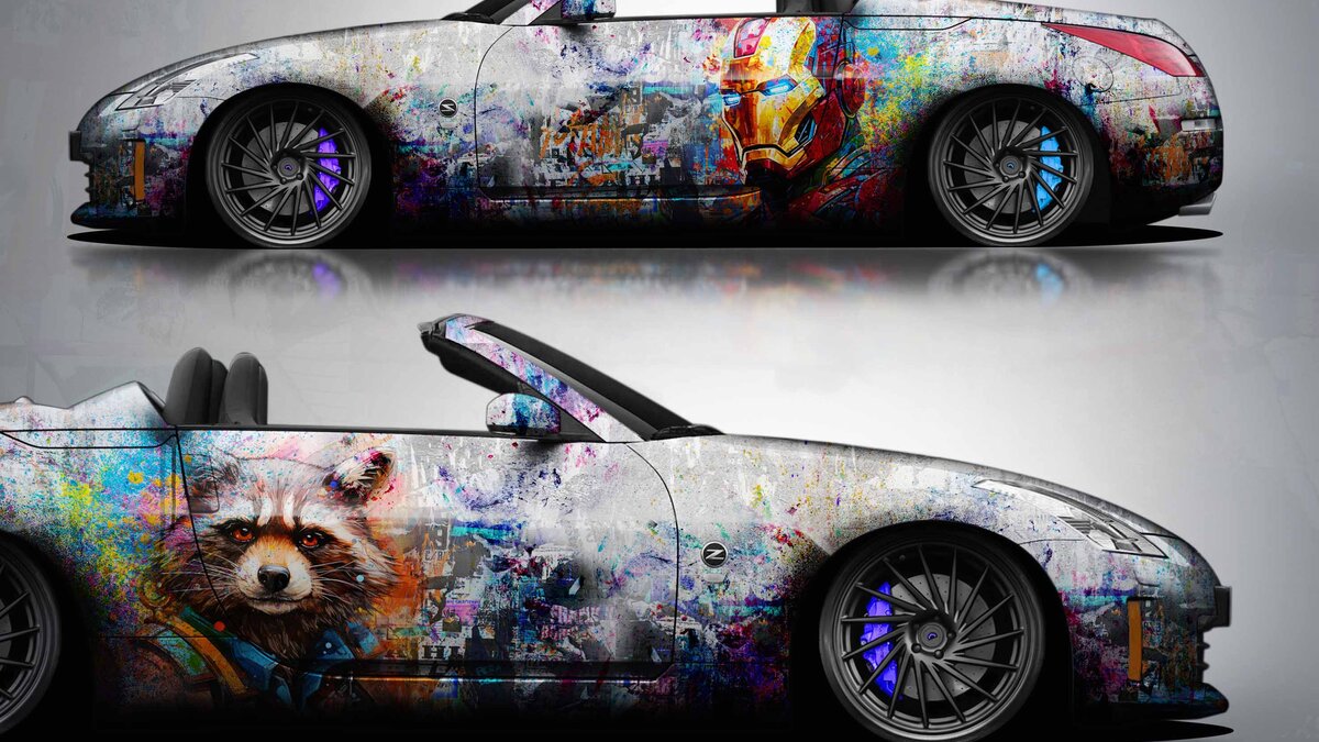 Nissan 350 Z Roadster - Graffiti Design - img 2