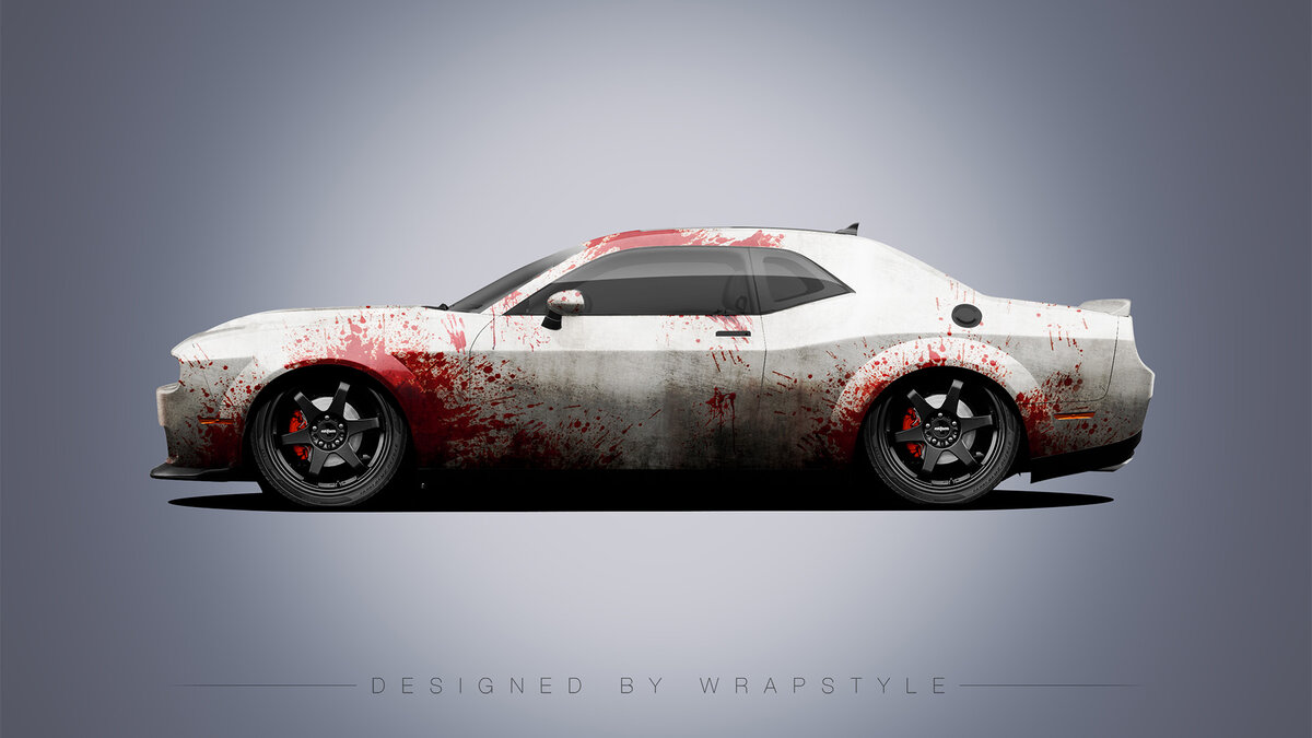 Dodge Challenger - Bloody Design - cover