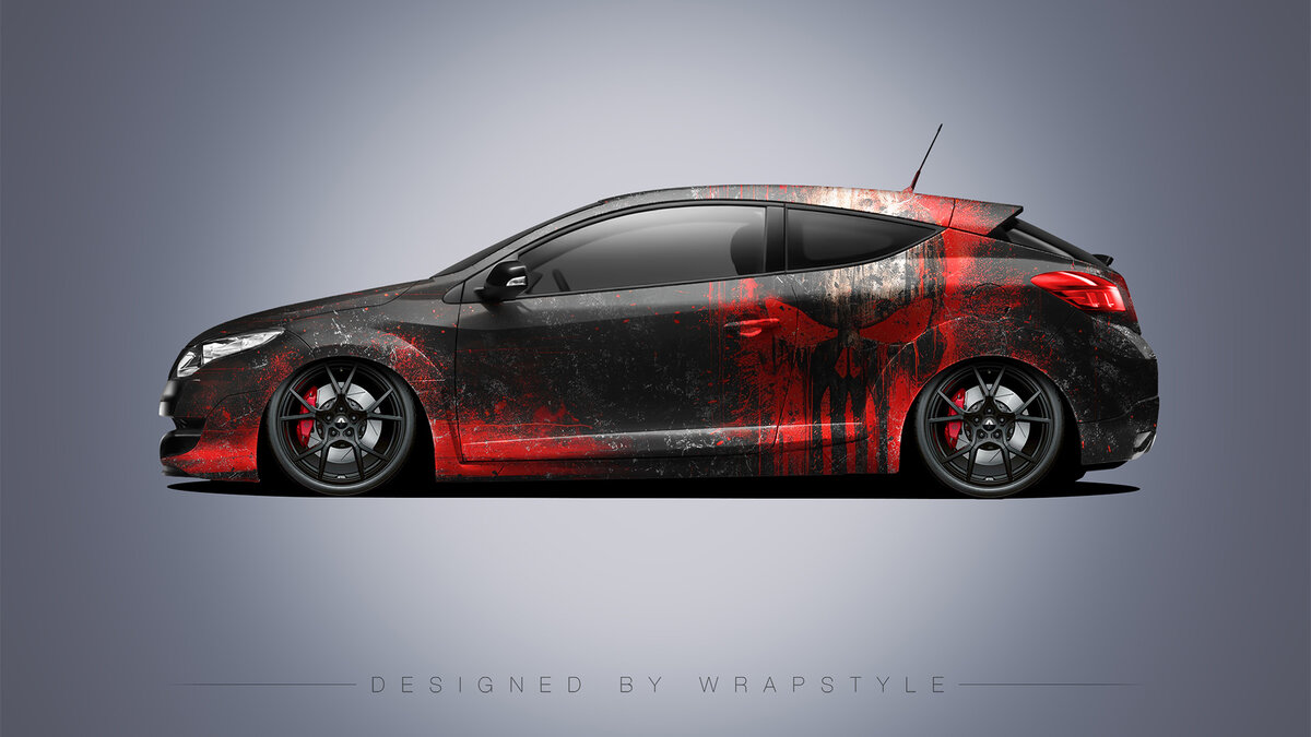 Renault Megane - Punisher Design - cover