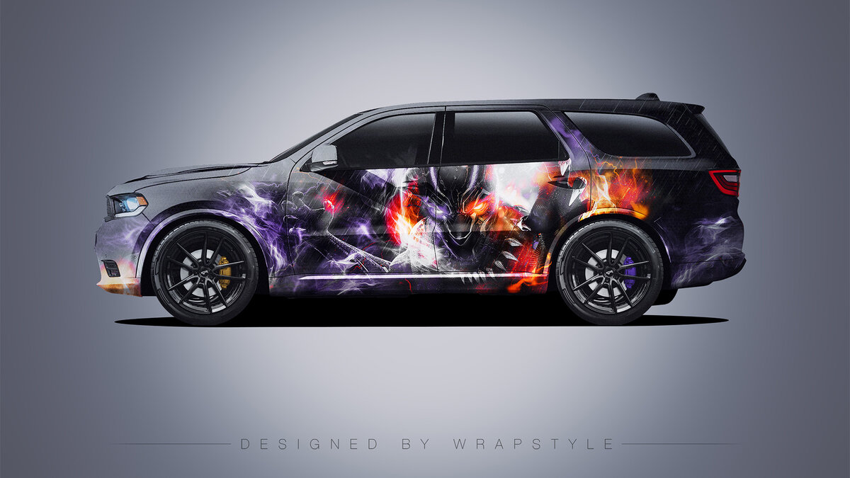 Dodge Durango - Black Panther Design - cover