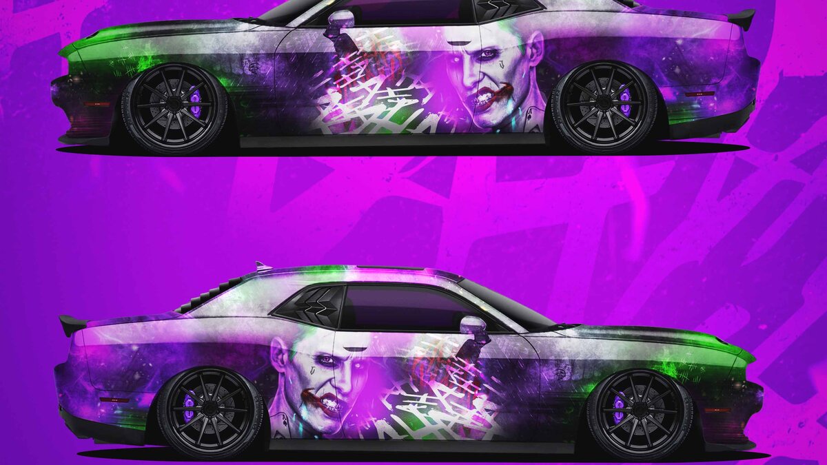 Dodge Challenger - Joker Design - img 1