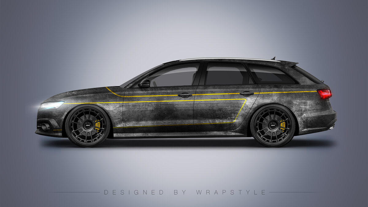 Audi A6 - Raw Metal Design - cover