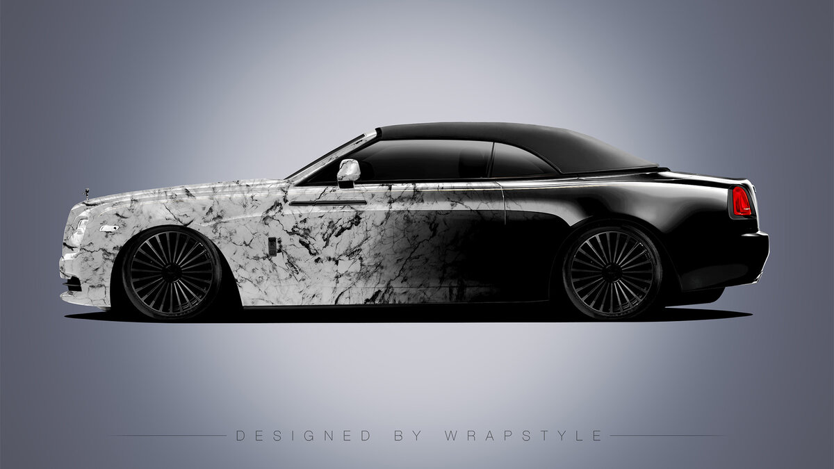 Rolls-Royce Dawn - Marble Gradient Design - cover