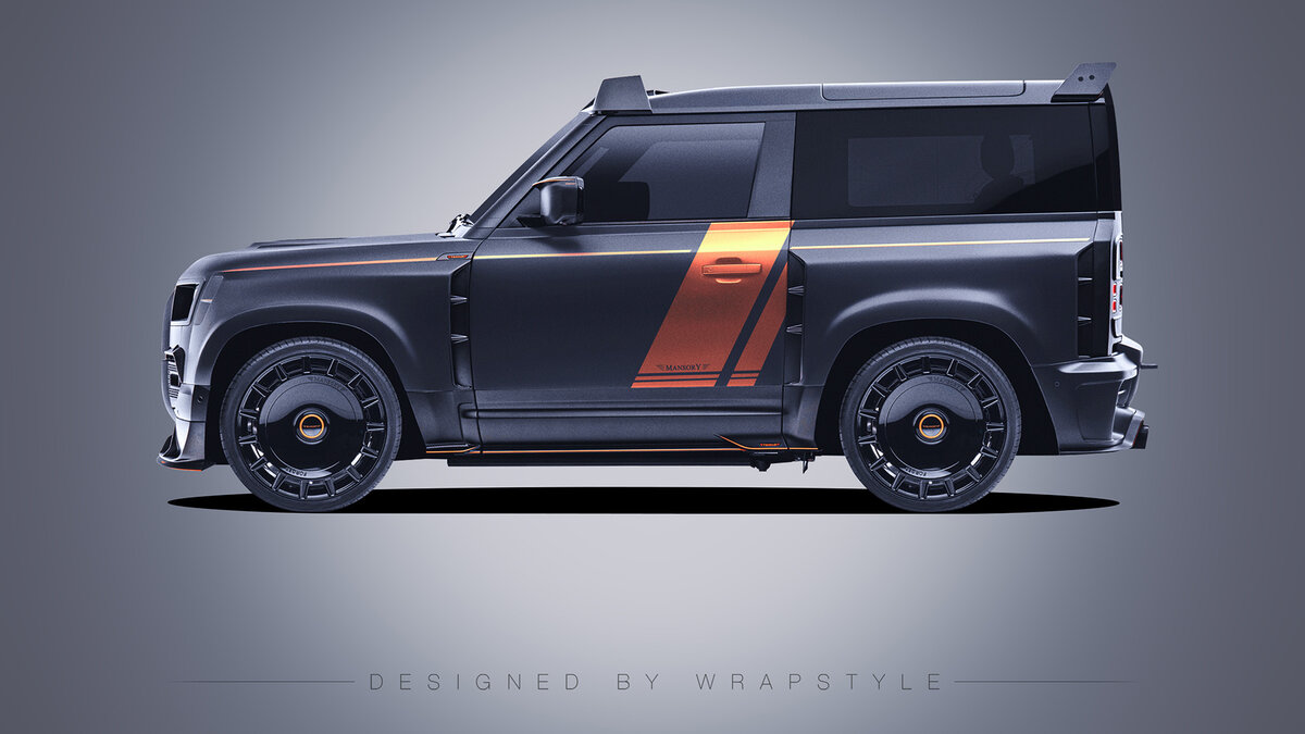 Land Rover Defender 90 - Stripes Design - cover