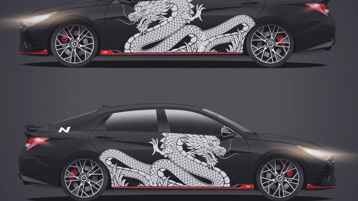Hyundai Elantra N - Dragon Design - img 1