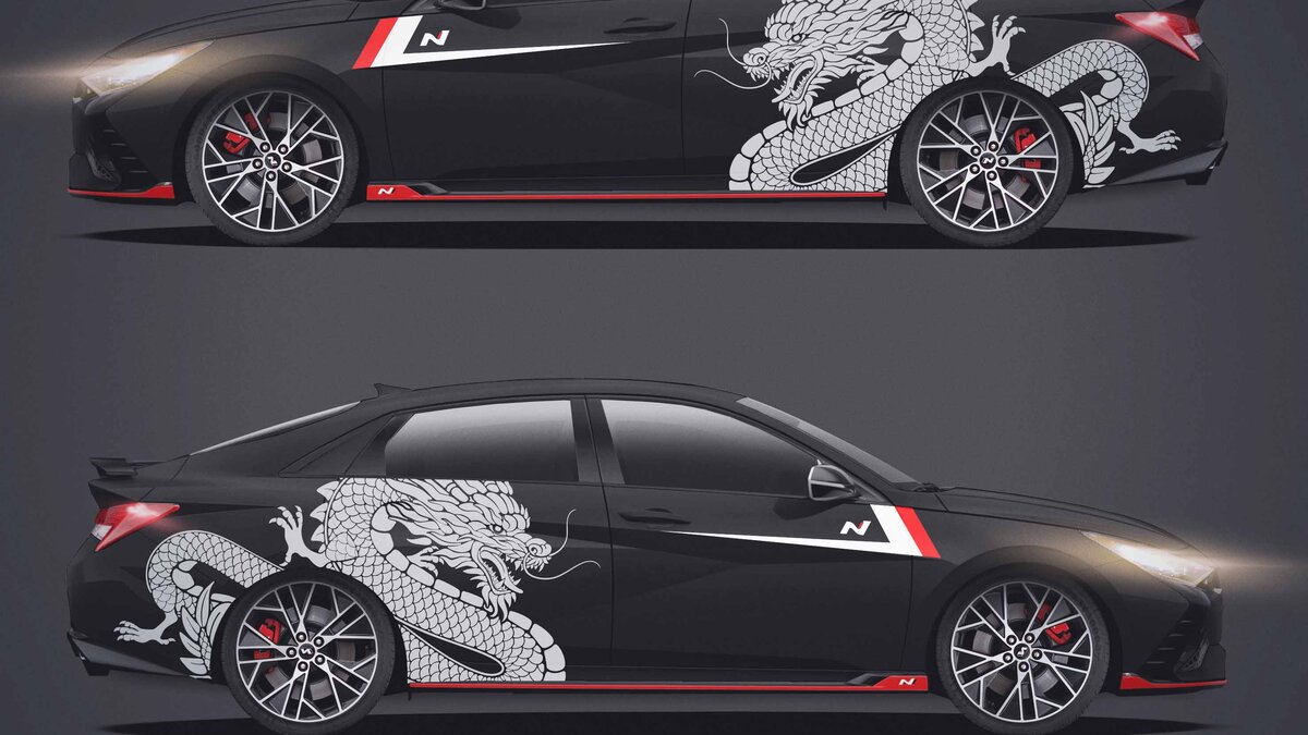 Hyundai Elantra N - Dragon Design - img 2