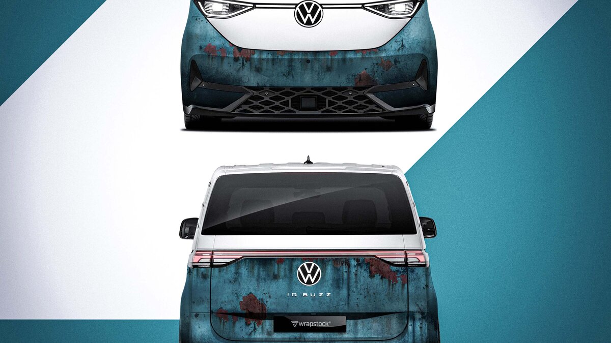 Volkswagen ID Buzz - Blue Rusty Design - img 3