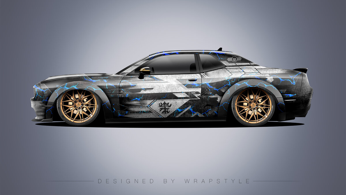 Dodge Challenger Widebody - Starscream Design - cover