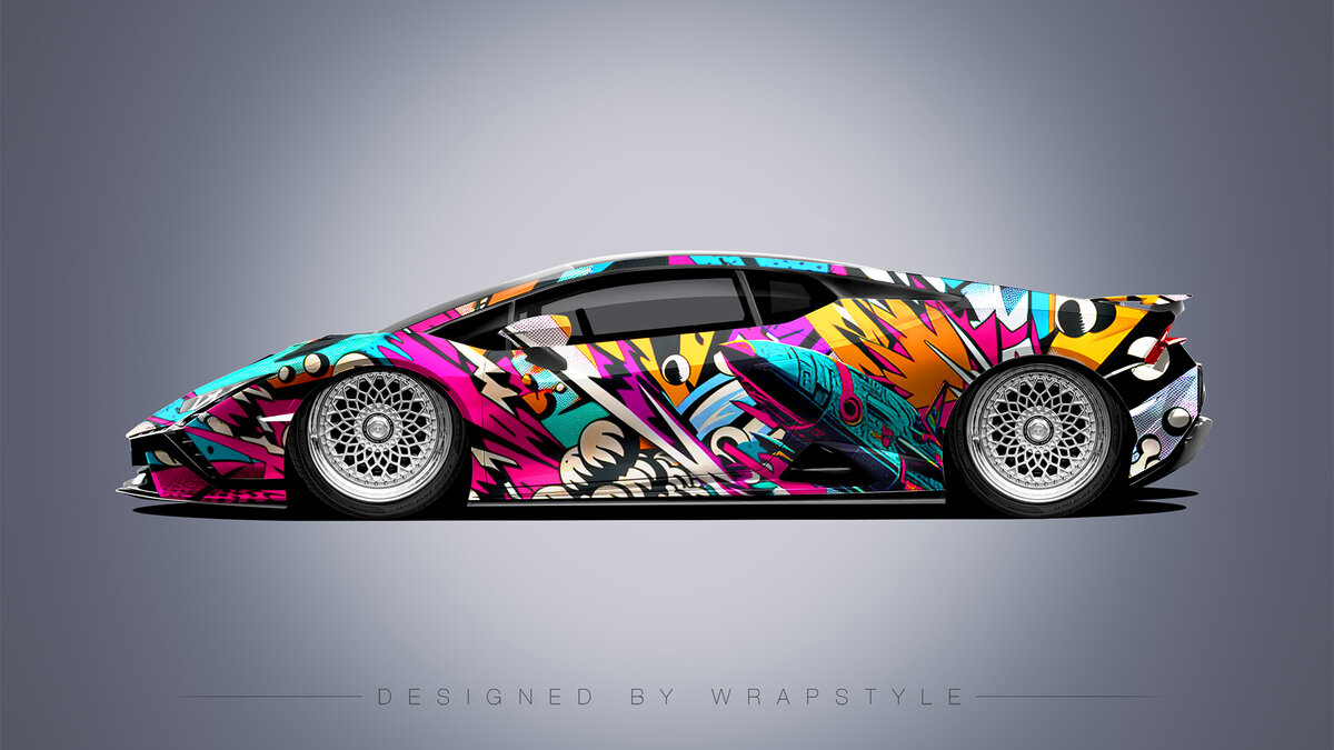 Lamborghini Huracan Technica - Pop Art Design - cover