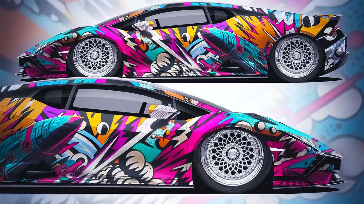 Lamborghini Huracan Technica - Pop Art Design - img 1