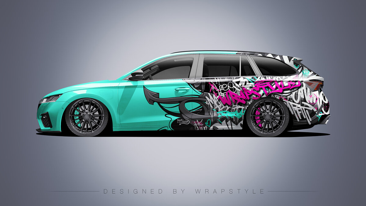 Škoda Octavia Combi RS - Graffiti Design - cover