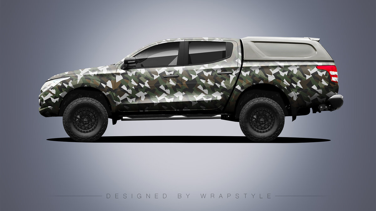 Mitsubishi L200 - Camo Design - cover