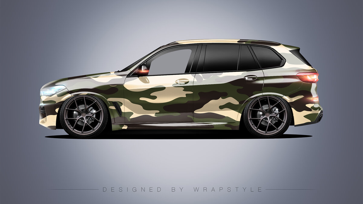BMW X5 - Camo Design - cover