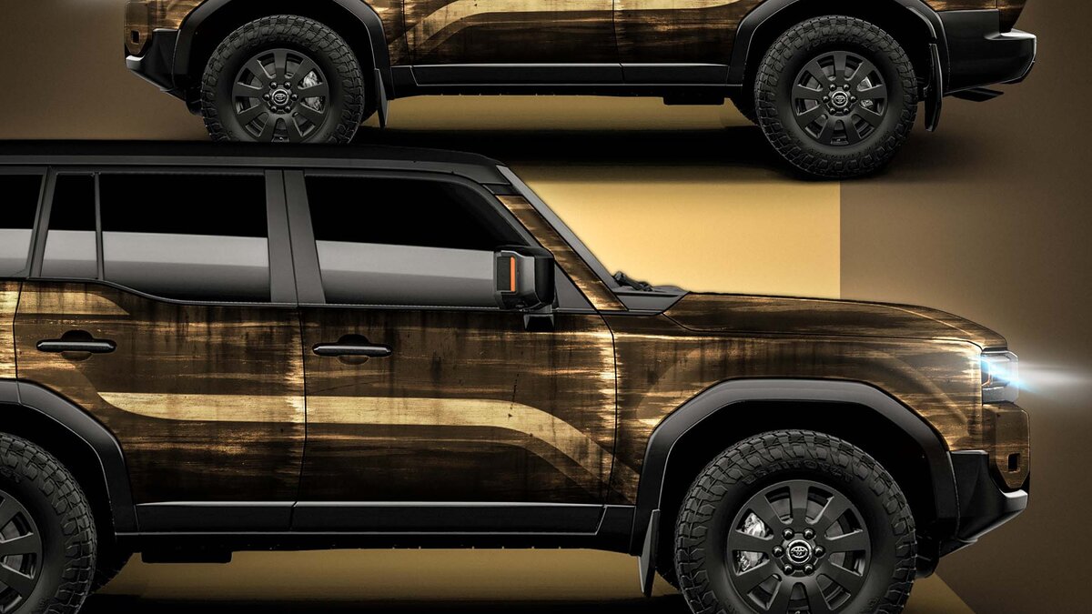Toyota Land Cruiser 250 - Brushed Gold Chrome Design - img 1