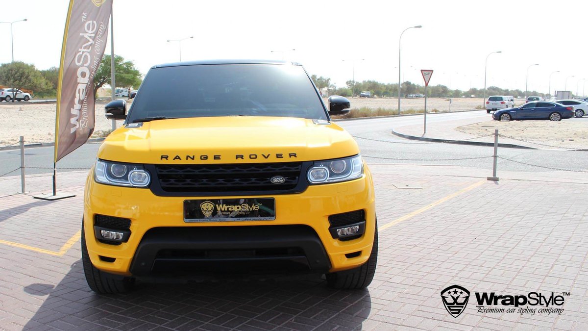 Range Rover Sport - Yellow Gloss wrap - img 3