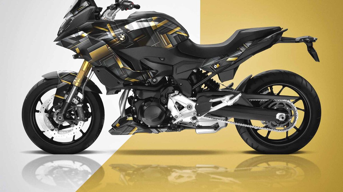 BMW F900XR - Obsidian Gold Design - img 1