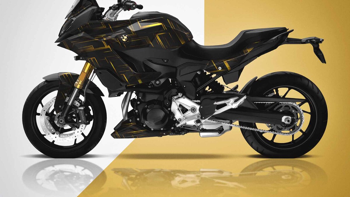 BMW F900XR - Obsidian Gold Design - img 4