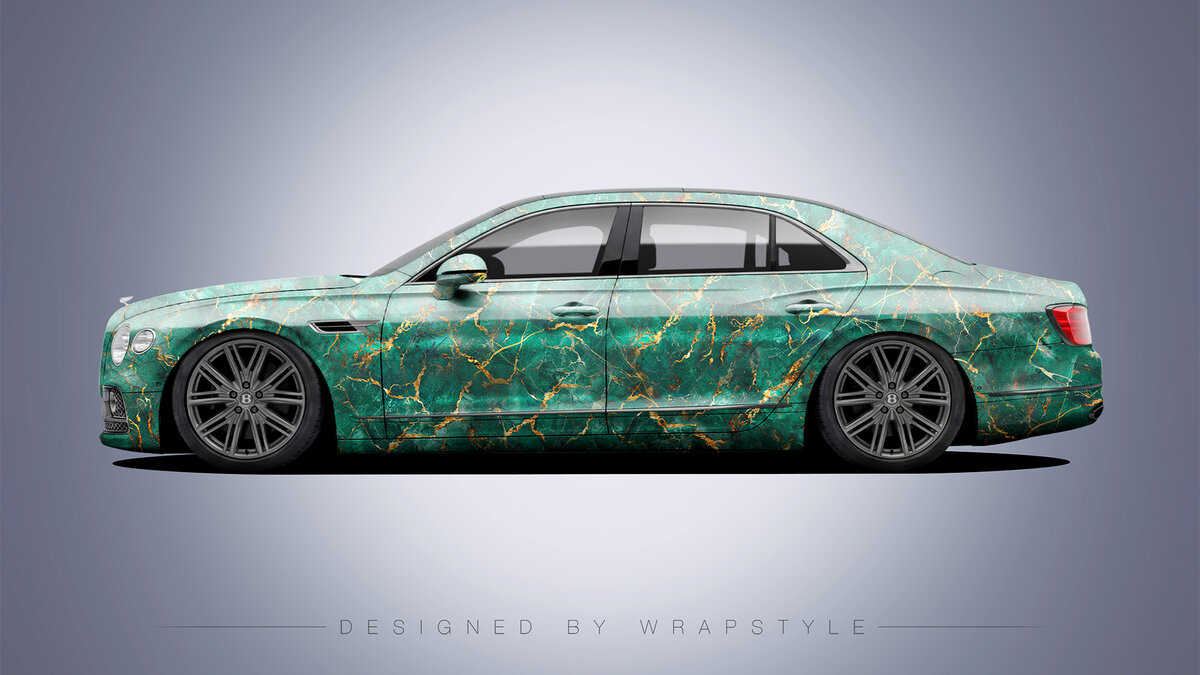 Bentley Flying Spur - Green Marble Design - cover