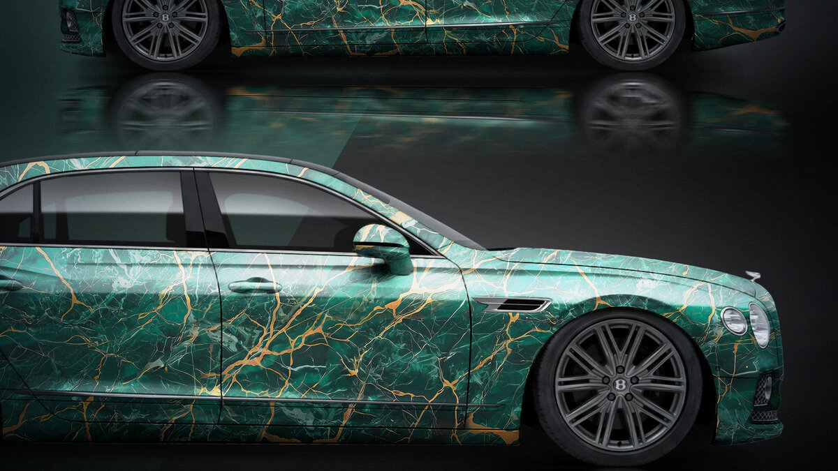 Bentley Flying Spur - Green Marble Design - img 1