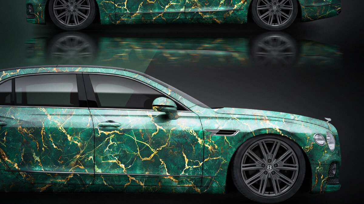 Bentley Flying Spur - Green Marble Design - img 2
