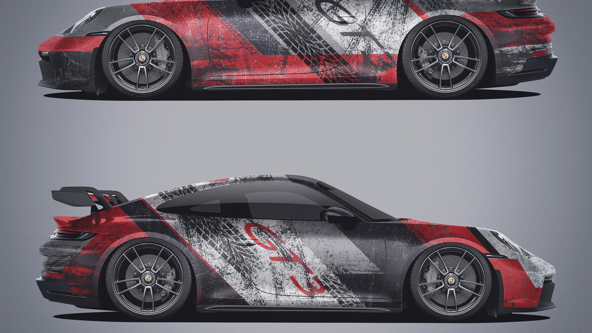 Porsche 992 Coupe - Grunge Design - img 1