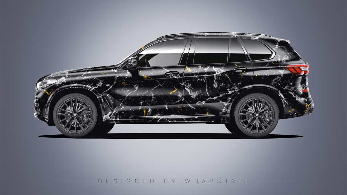 BMW X5 M - Black Marble Design - cover