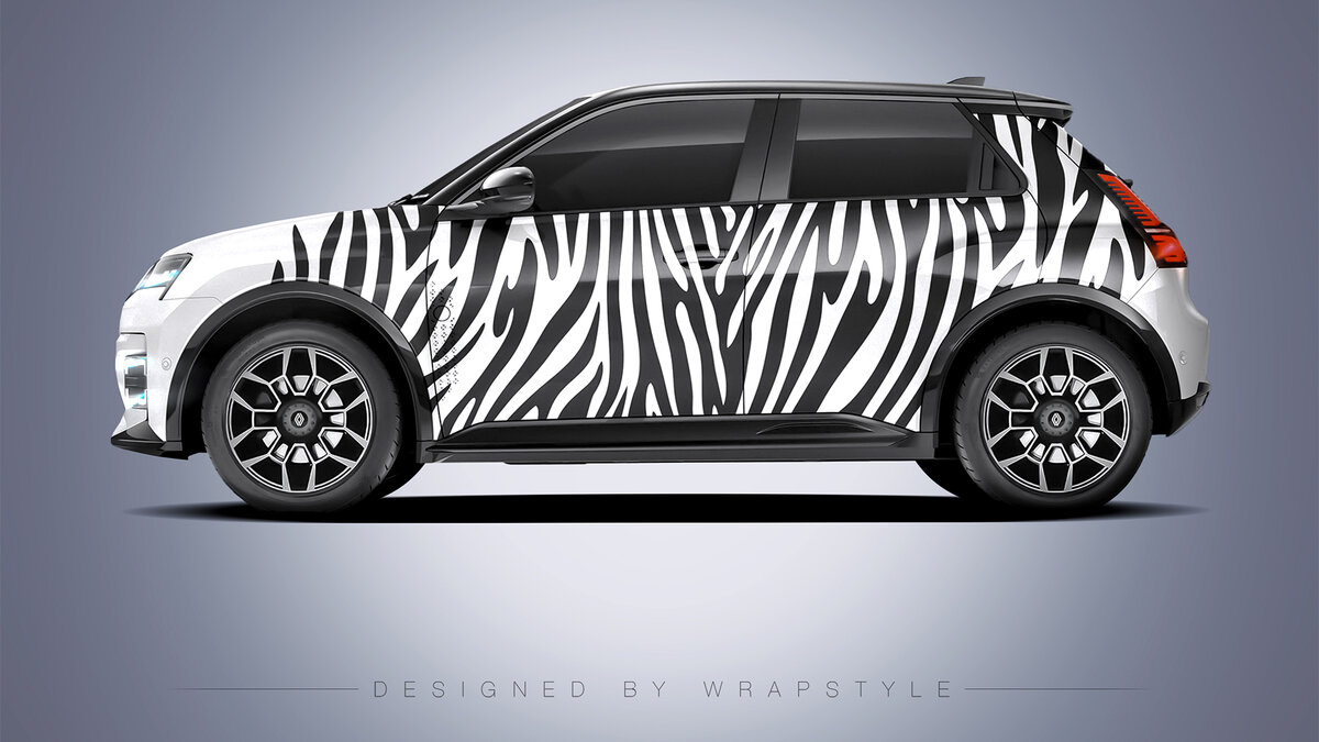 Renault 5 E-Tech - Zebra Design - cover