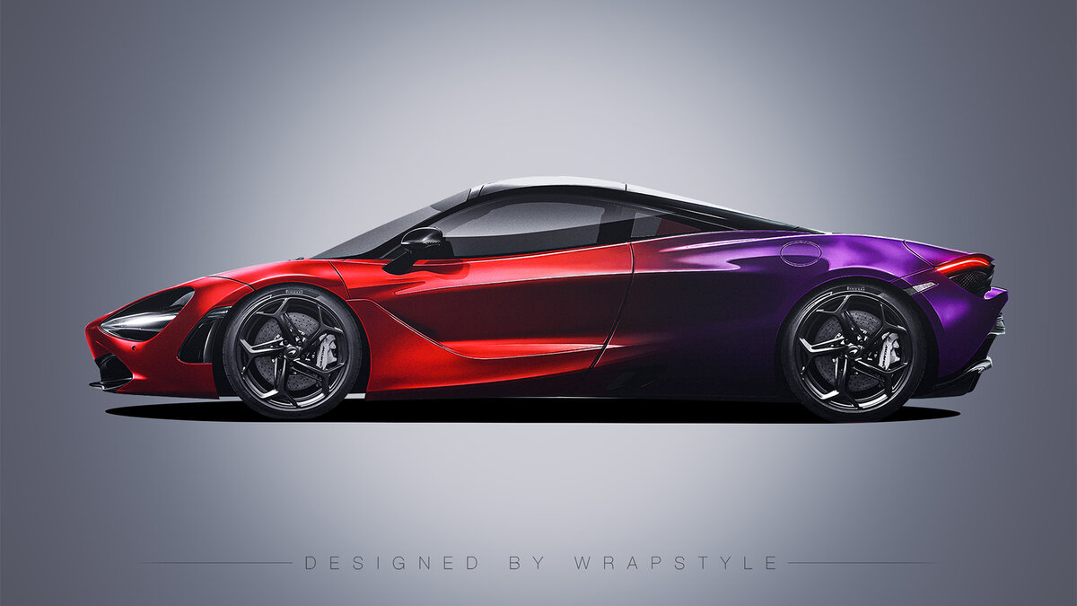 Mclaren 720S - Red Purple Gradient - cover