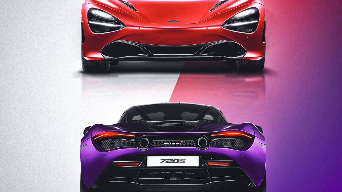 Mclaren 720S - Red Purple Gradient - img 2