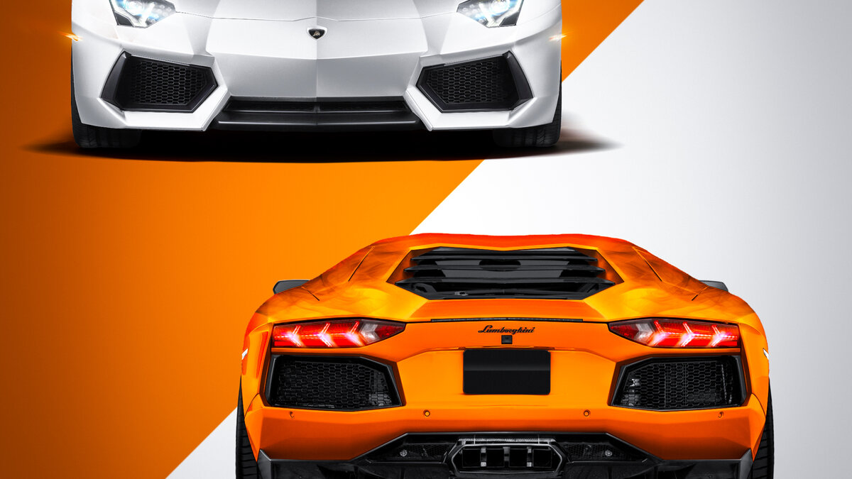 Lamborghini Aventador - Orange Marble Design - img 2