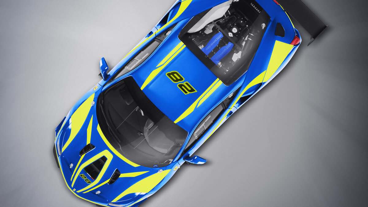 Ferrari 488 Challenger - Stripes Design - img 3
