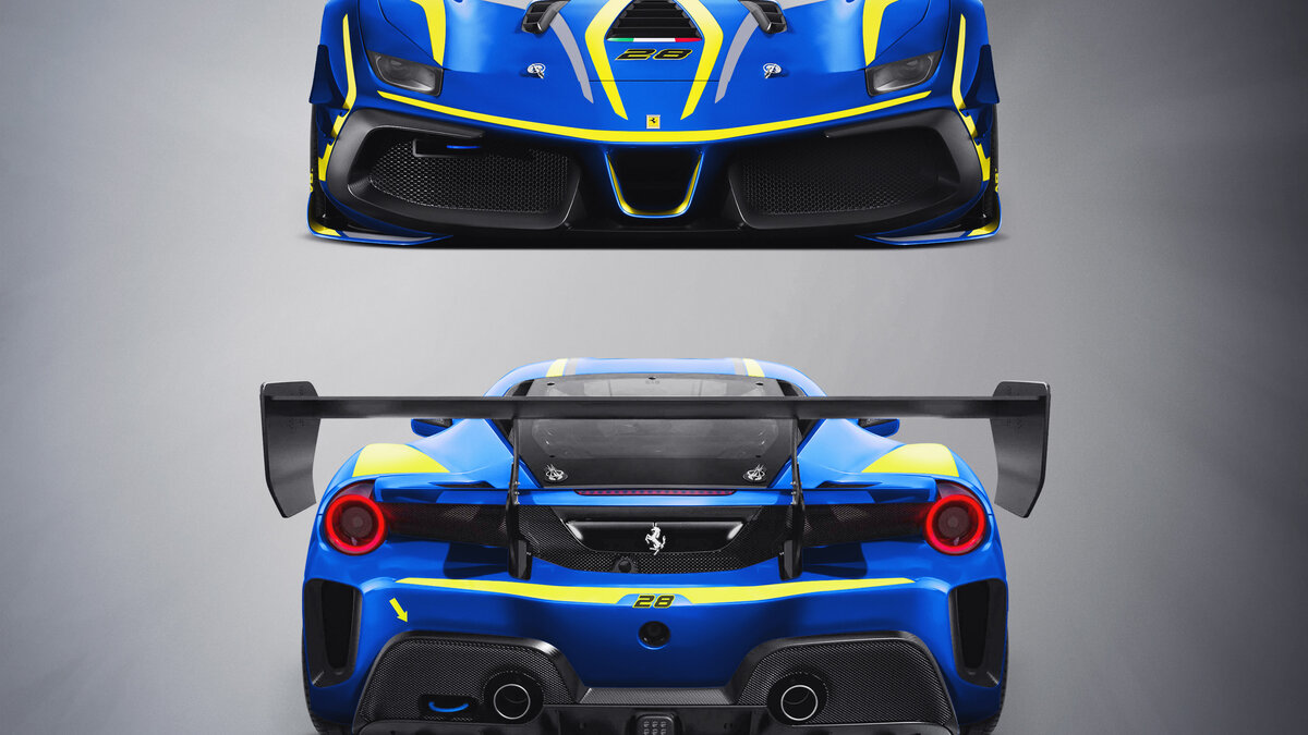 Ferrari 488 Challenger - Stripes Design - img 4