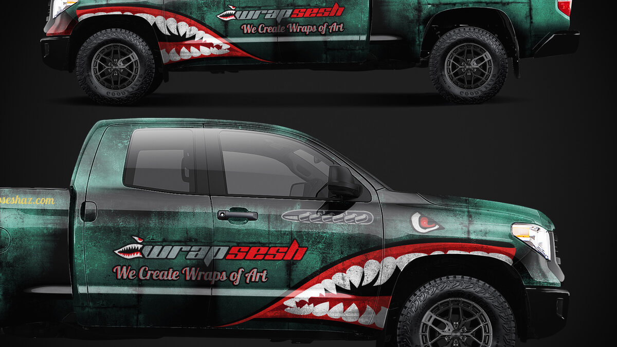 Toyota Tundra SR5 - Grunge Shark Design - img 1