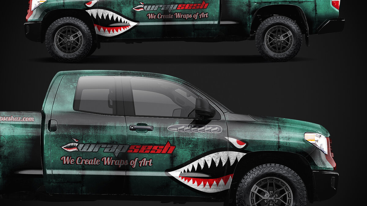 Toyota Tundra SR5 - Grunge Shark Design - img 2