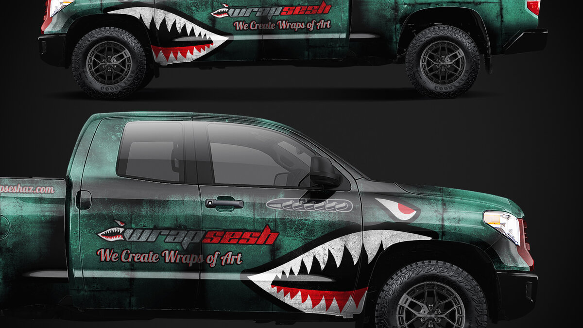 Toyota Tundra SR5 - Grunge Shark Design - img 3