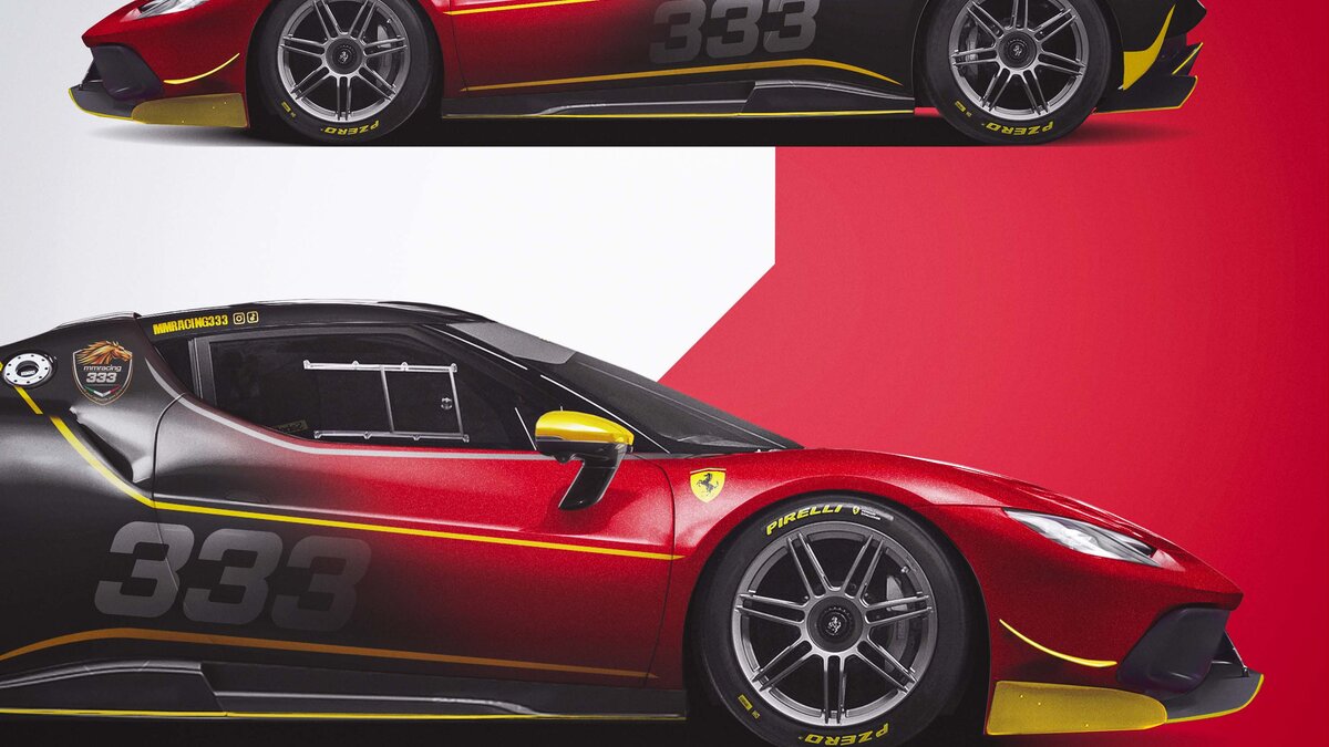 Ferrari 296 Challenge - Racing Gradient Design - img 1