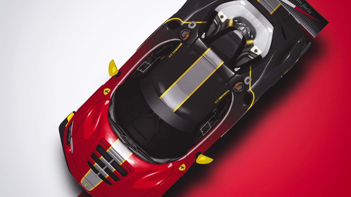Ferrari 296 Challenge - Racing Gradient Design - img 2