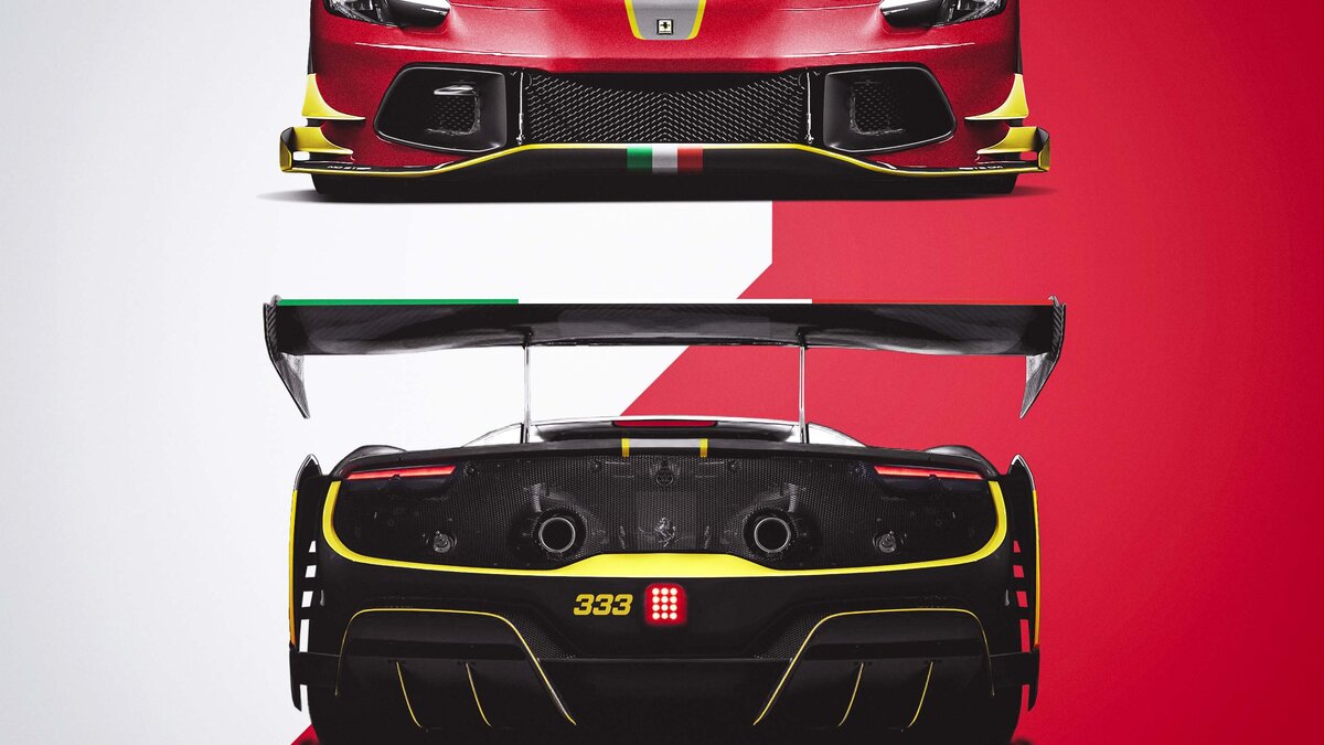 Ferrari 296 Challenge - Racing Gradient Design - img 3