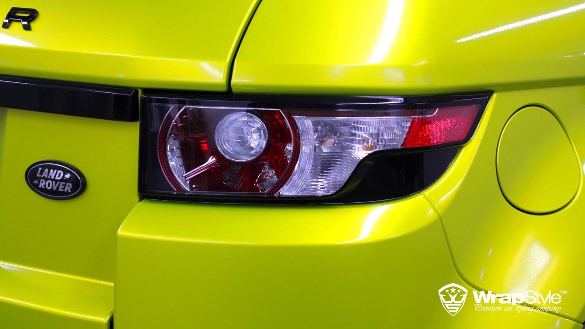 Range Rover Evoque - Lime Green wrap - img 2