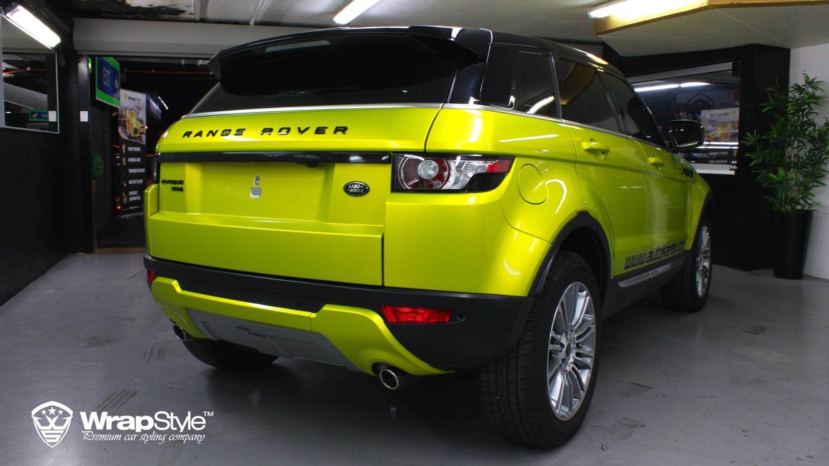 Range Rover Evoque - Lime Green wrap - img 1