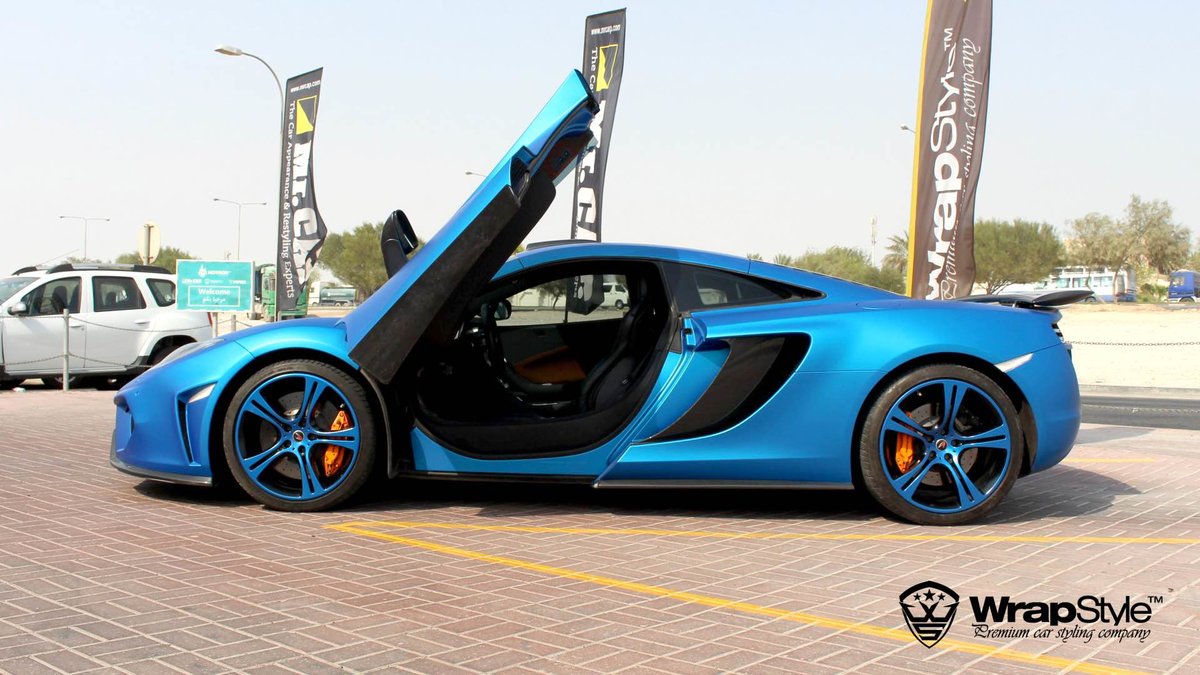McLaren  - Blue Aluminium Matt wrap - img 2