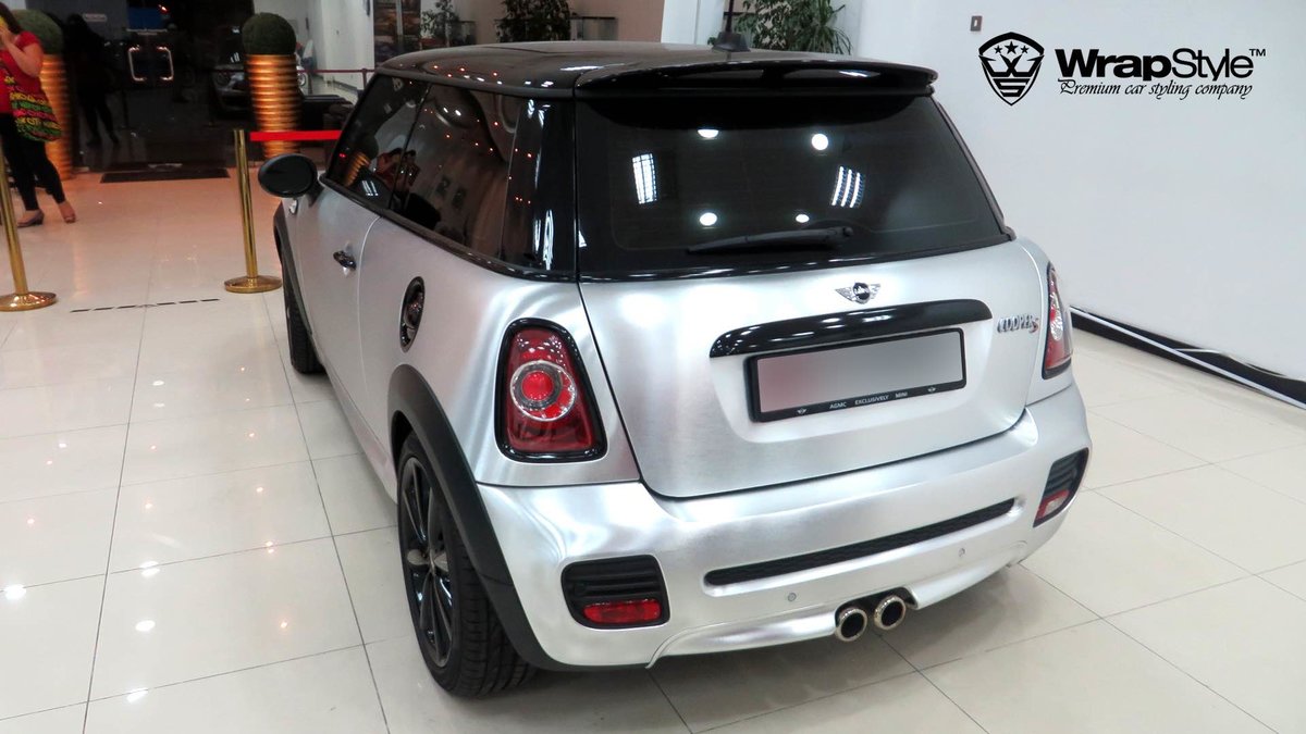 Mini Cooper S - Matte Chrome wrap - img 1