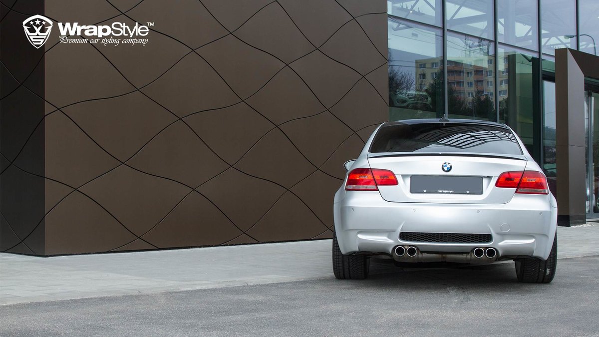 BMW M3 - Silver Matt Chrome wrap - img 3