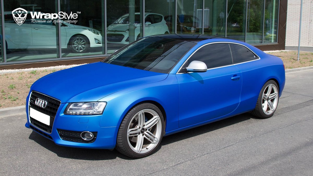 Audi A5 Coupe - Blue Metallic wrap - img 5