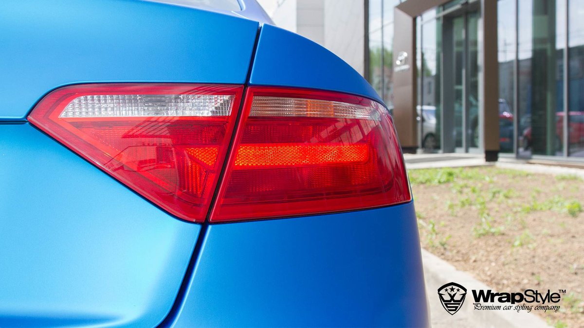 Audi A5 Coupe - Blue Metallic wrap - img 1