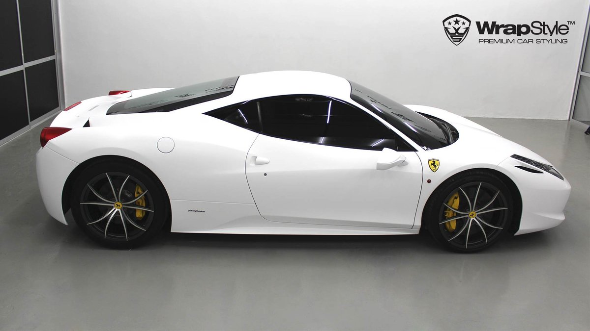Ferrari 458 Italia - Satin White wrap - img 3