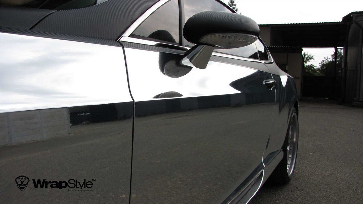 Bentley Continental - Chrome Carbon wrap - img 3