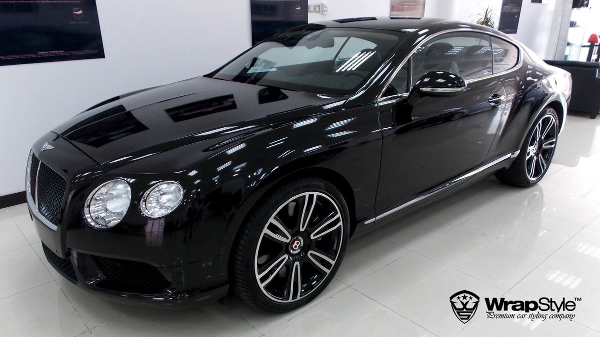 Bentley Continental - Black Metallic wrap - img 1